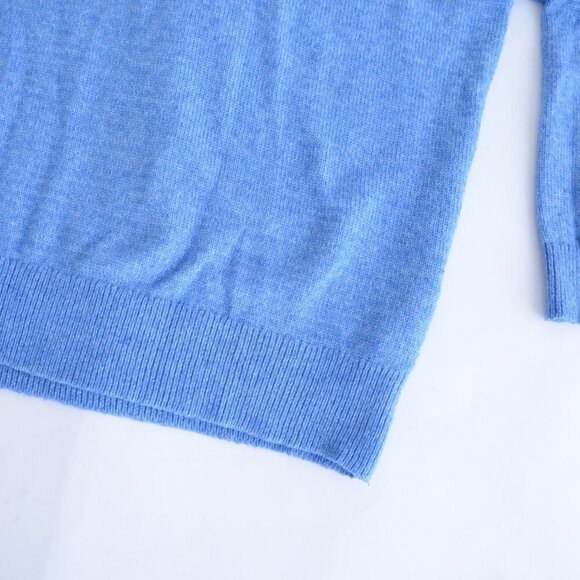 Elizabeth and James Blue Knit Crewneck  Sweater Size XXL - Picture 4 of 10